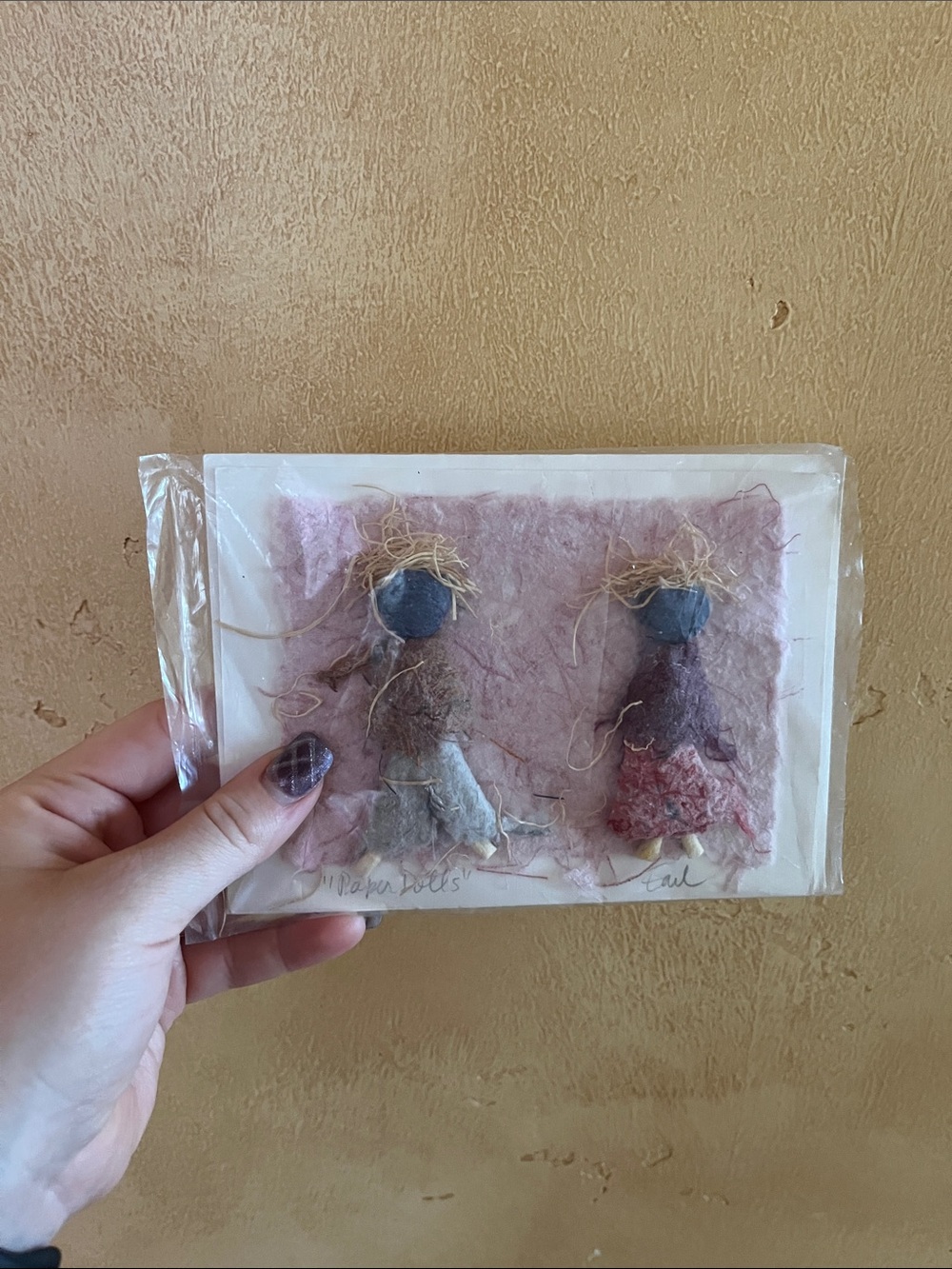 Handmade "Ragdolls" Art Card by Constance Kay